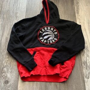 NBA Toronto Raptors Black and Red Hoodie